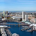 HASSELL, OMA, and Populous To Redevelop Sydney Harbour HASSELL, OMA, and Populous To Redevelop Sydney Harbour Masterplan, view from the north. Image © SICEEP