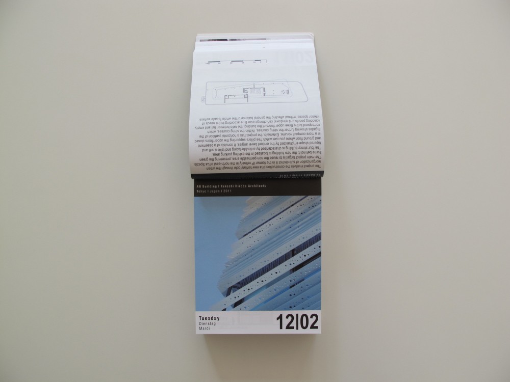 2013 ARCHIPENDIUM Architectural Calendar