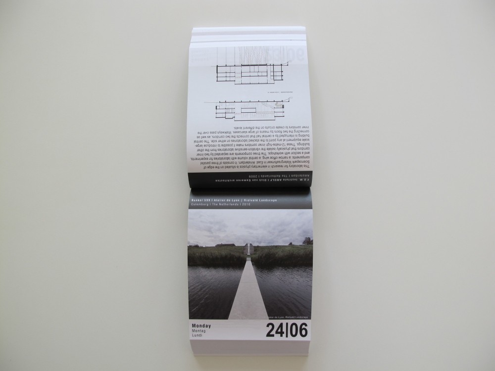 2013 ARCHIPENDIUM Architectural Calendar