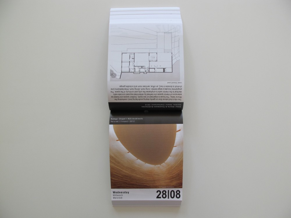 2013 ARCHIPENDIUM Architectural Calendar