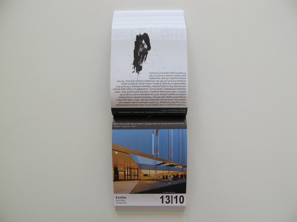 2013 ARCHIPENDIUM Architectural Calendar
