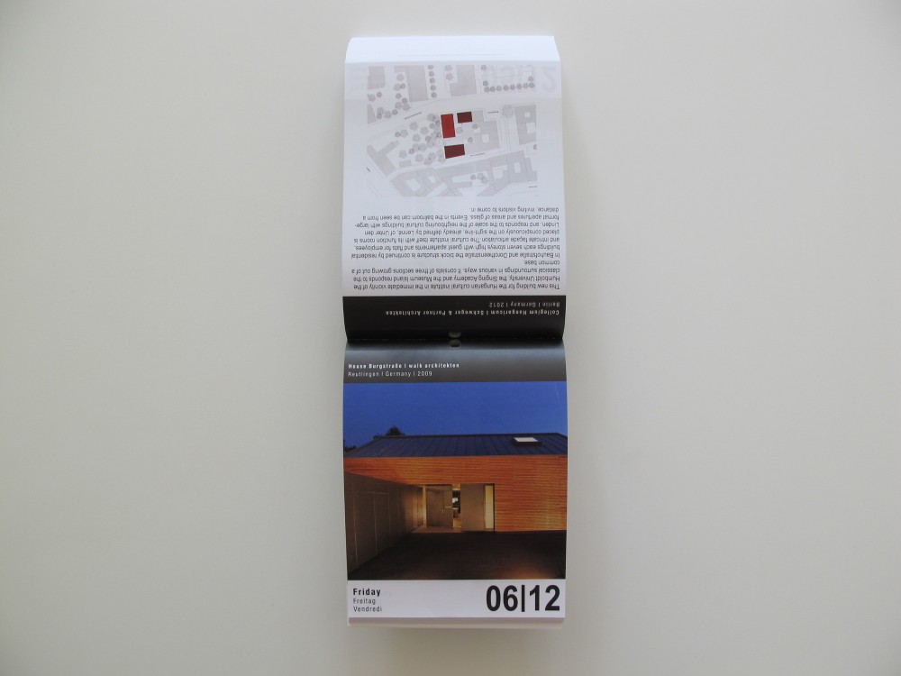 2013 ARCHIPENDIUM Architectural Calendar