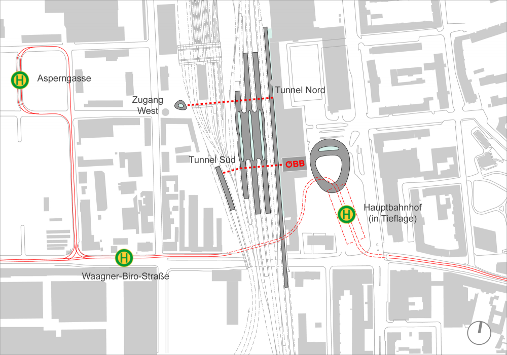 Graz Main Station Local Transport Hub / Zechner & Zechner