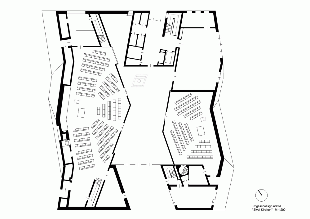 Double Church for Two Faiths / Kister Scheithauer Gross Architects And Urban Planners