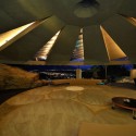 The Elrod House by Architect John Lautner. Image via Expoint Realty.