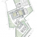 Secundary School EB2/3 de Salvaterra de Magos / JLLA Secundary School EB2/3 de Salvaterra de Magos / JLLA First Floor Plan