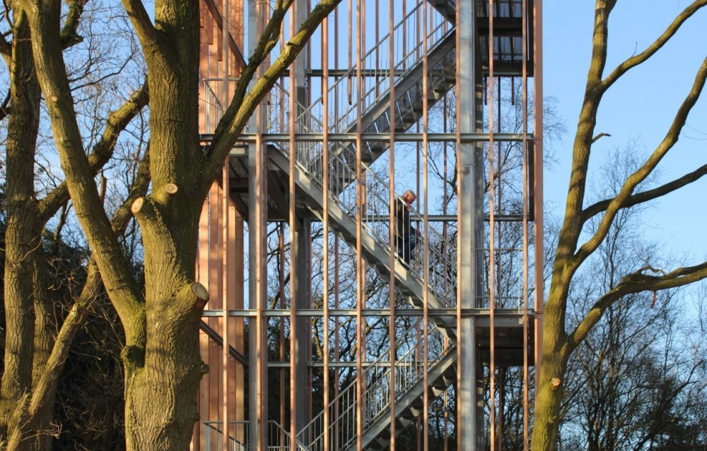Viewingtower at Vecht Riverbank / Ateliereen Architecten