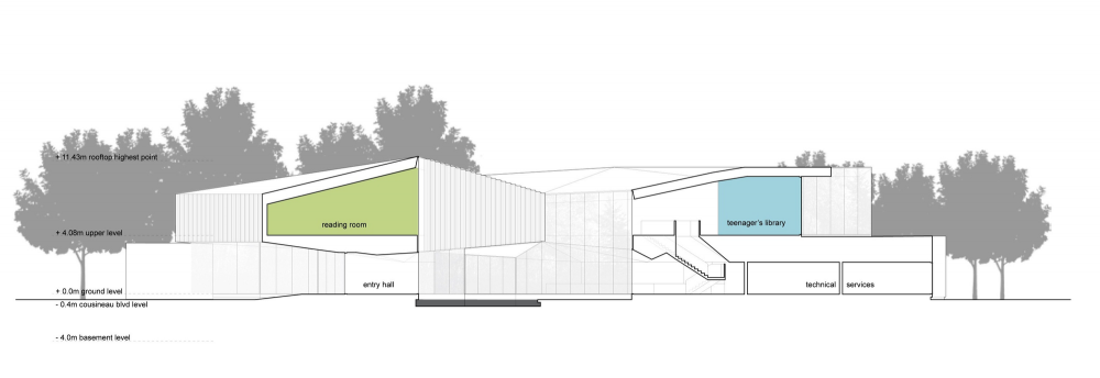 Bibliothèque Raymond-Lévesque / Manon Asselin + Jodoin Lamarre Pratte