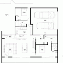 Burgess Residence / John Dwyer Architect Main Level Plan