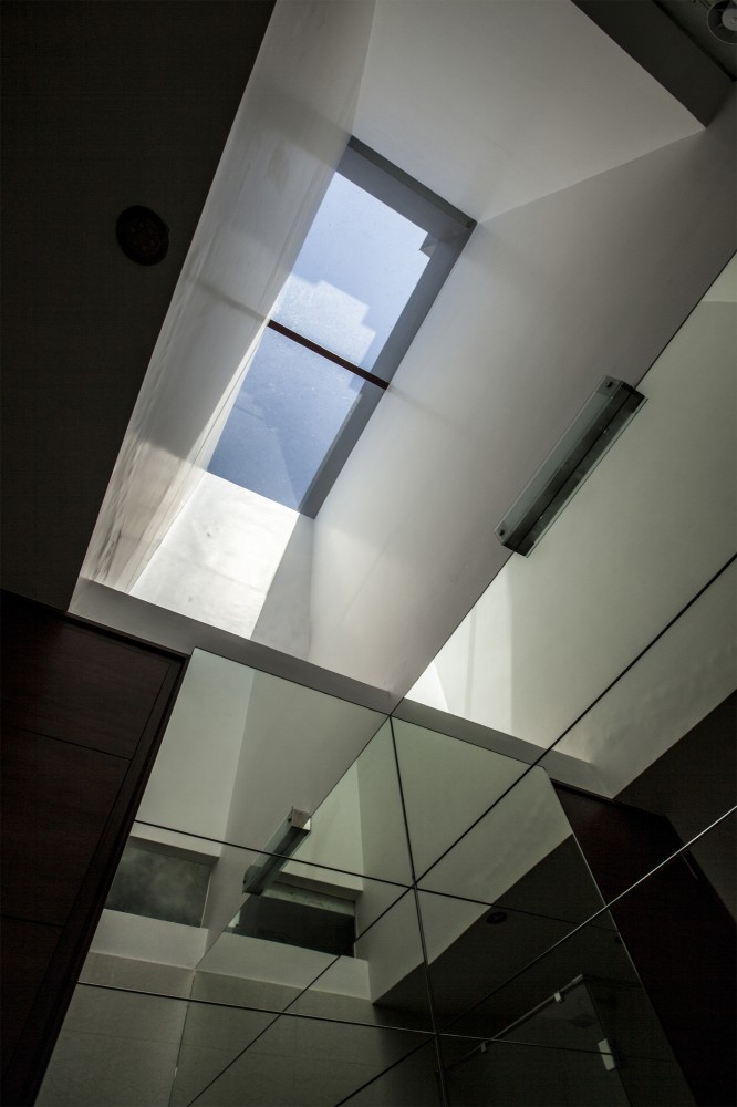 Twin Courtyard House / Charged Voids