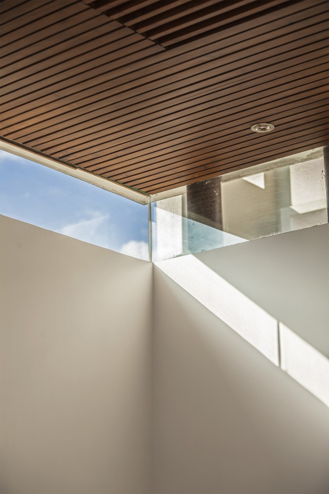 Twin Courtyard House / Charged Voids