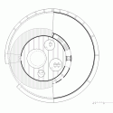 Cultural Center of EU Space Technologies / Dekleva Gregoric Arhitekti + SADAR + VUGA + OFIS architects + Bevk Perovic Arhitekti Cultural Center of EU Space Technologies / Dekleva Gregoric Arhitekti + SADAR + VUGA + OFIS architects + Bevk Perovic Arhitekti Plan