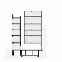 Toy Library and Offices / taller 9s arquitectes Section