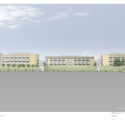 Crown Woods College / Nicholas Hare Architects Elevation