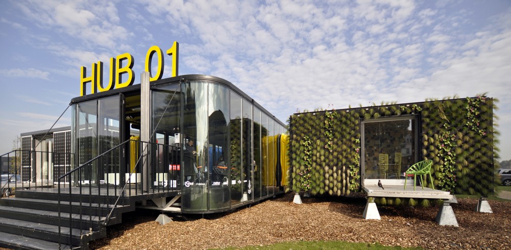 Hub 01 – Mobile Student Housing Terminal / dmvA Architecten + A3 Architects