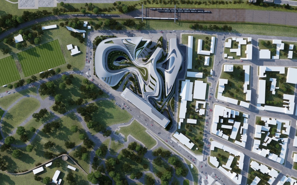Zaha Hadid to Regenerate Historic Site in Belgrade