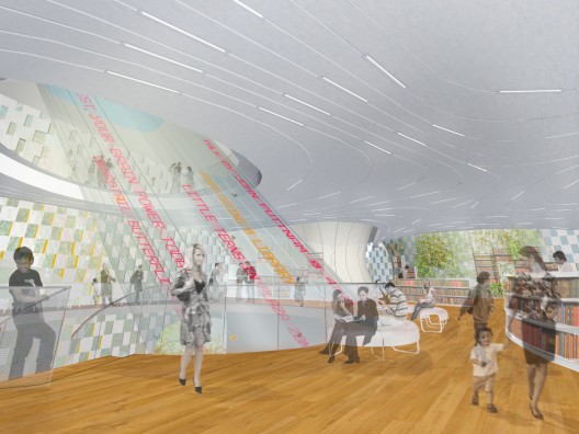 'Open Exchange' Green Square Library and Plaza Competition Entry (3)