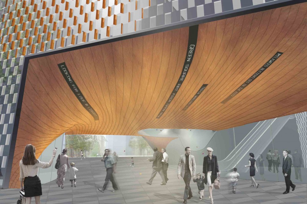‘Open Exchange’ Green Square Library and Plaza Competition Entry / MODU