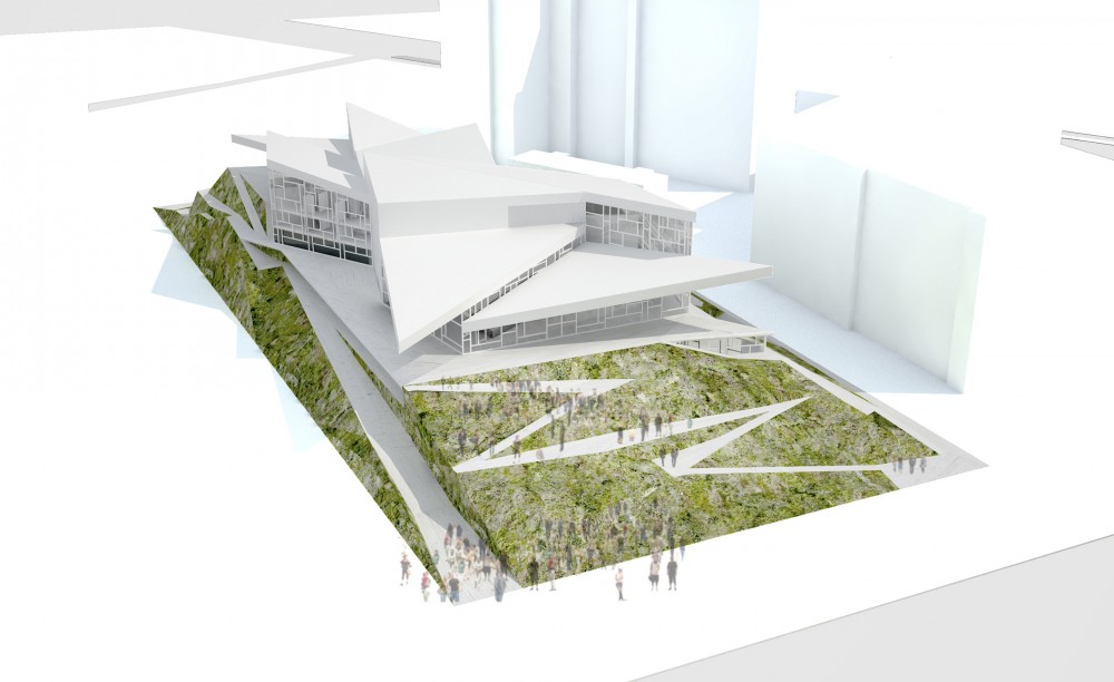 Tangram Theatre Second Prize Winning Proposal / Gras Arquitectos