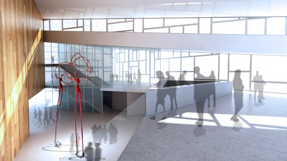 Tangram Theatre Second Prize Winning Proposal / Gras Arquitectos