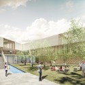 Innovative Bioclimatic European School Third Prize Winning Proposal (6) Innovative Bioclimatic European School Third Prize Winning Proposal (6) secondary school courtyard