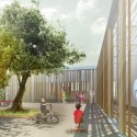 Innovative Bioclimatic European School Third Prize Winning Proposal (5) Innovative Bioclimatic European School Third Prize Winning Proposal (5) kindergarten courtyard