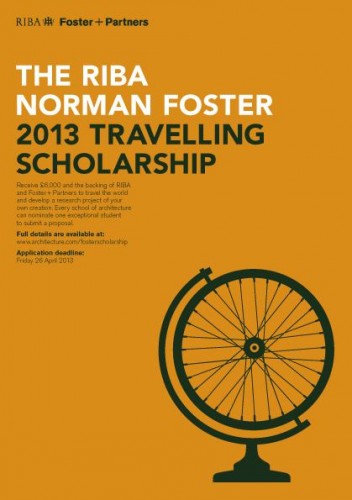 2013 RIBA Norman Foster Travelling Scholarship