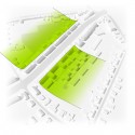 Lübeck Housing First Prize Winning Proposal (9) diagram 05 - continuity of the green
