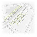 Lübeck Housing First Prize Winning Proposal (13) diagram 09 - pedestrian paths diagram