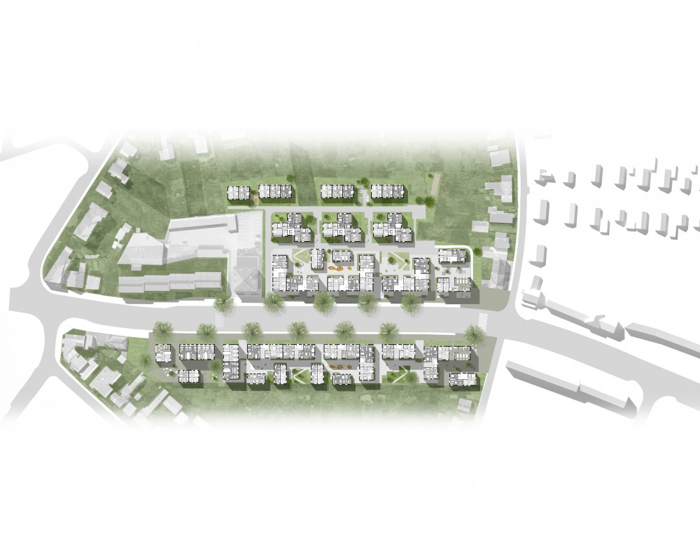 Lübeck Housing First Prize Winning Proposal / Dissing+Weitling + WE Architecture + Topos