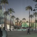 KAFD Men’s and Women’s Portal Spas Proposal (2) view to district