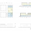 Kunshan Middle School Proposal (14) canteen plan, elevation, and section
