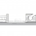 MP-SC-EW East/West Section © Steven Holl Architects