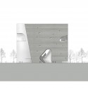 P_EL_N Planning Museum North Elevation © Steven Holl Architects