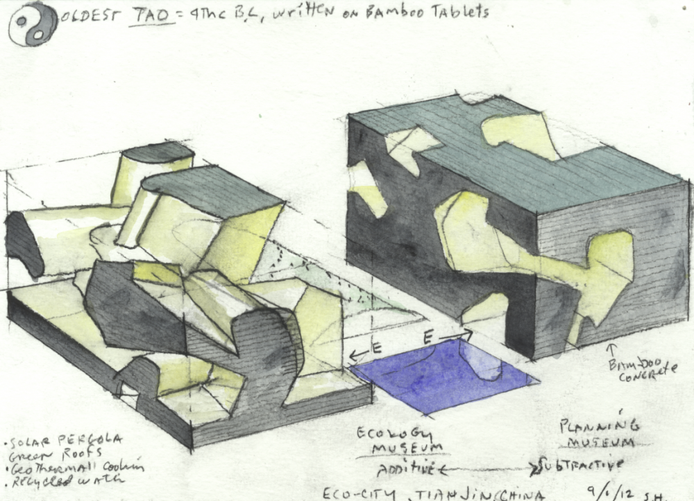 Tianjin Ecocity Ecology and Planning Museums / Steven Holl Architects