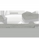 E_EL_W Ecology Museum West Elevation © Steven Holl Architects