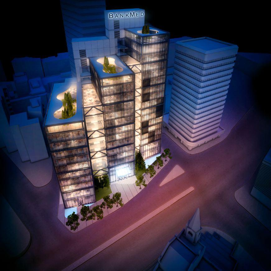 BANKMED Headquarters Winning Proposal / John Robertson Architects