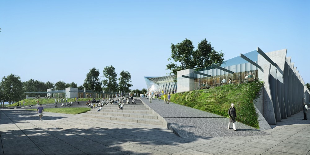 Shanghai Cultural Center Competition Entry / BKK Architects + Brearley Architects & Urbanists