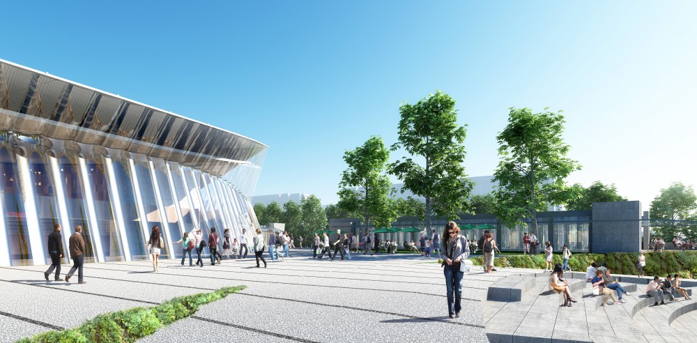 Shanghai Cultural Center Competition Entry / BKK Architects + Brearley Architects & Urbanists