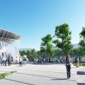 Shanghai Cultural Center Competition Entry (3) Shanghai Cultural Center Competition Entry (3) Courtesy of BKK Architects + Brearley Architects & Urbanists