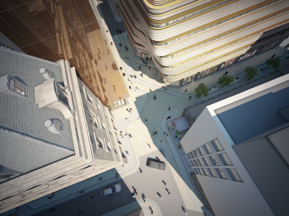 St. James Market Developement Proposal Granted Planning Permission / Make Architects