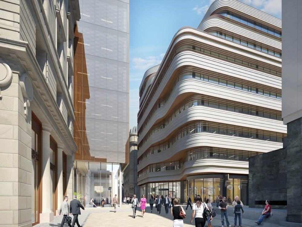 St. James Market Developement Proposal Granted Planning Permission / Make Architects
