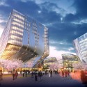 Shanghai Wuzhou International Plaza Winning Proposal (2) Shanghai Wuzhou International Plaza Winning Proposal (2) Courtesy of Synthesis Design + Architecture Inc. & Shenzhen General Institute of Architectural Design and Research