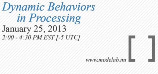 modeLab Dynamic Behaviors in Processing Webinar