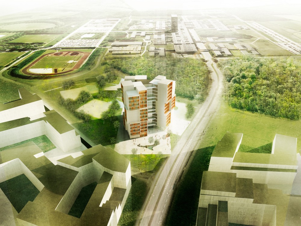 University of Southern Denmark Student Housing Winning Proposal / C.F. Møller Architects
