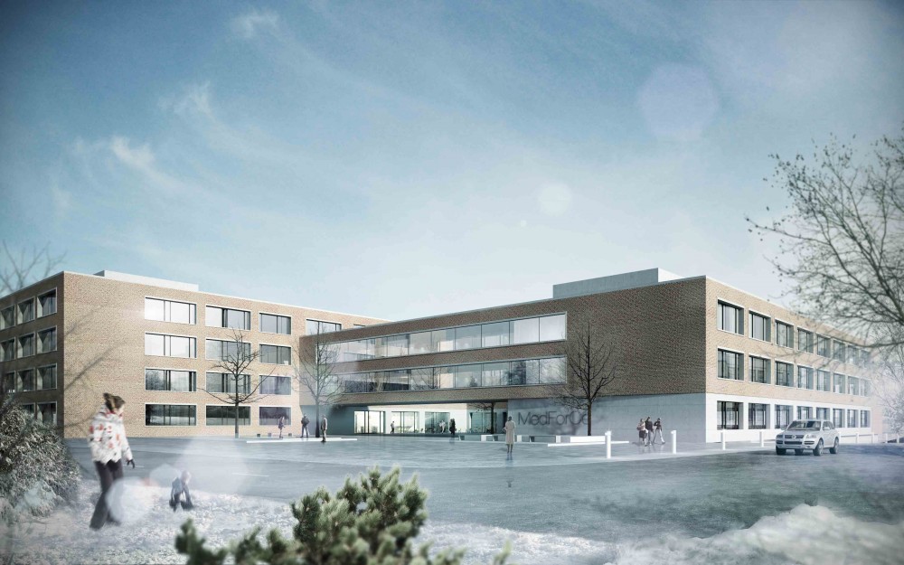 MedForCE Medical Research Center Winning Proposal / Henn Architekten
