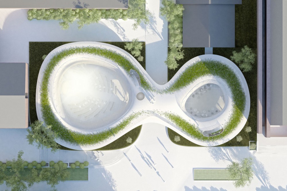 Doshisha Chapel Complex Competition Entry / BAKOKO + Structured Environment
