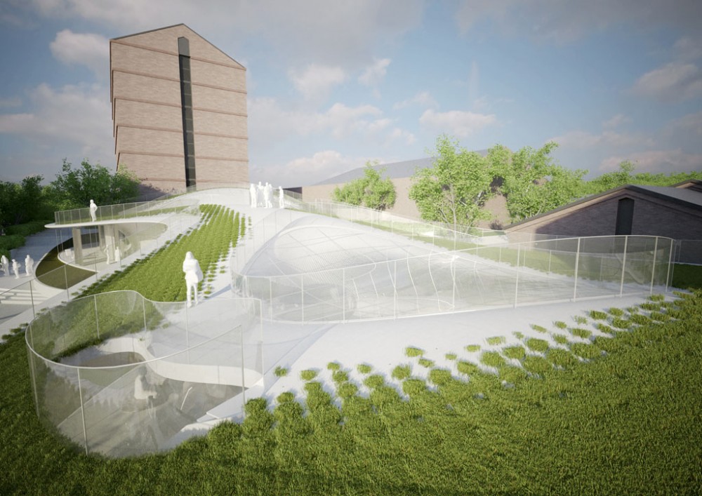 Doshisha Chapel Complex Competition Entry / BAKOKO + Structured Environment