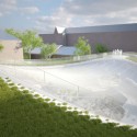 Doshisha Chapel Complex Competition Entry (3) roof toward lounge / © BAKOKO (CC BY-ND 2.0)