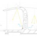 Doshisha Chapel Complex Competition Entry (14) section diagram / © BAKOKO (CC BY-ND 2.0)